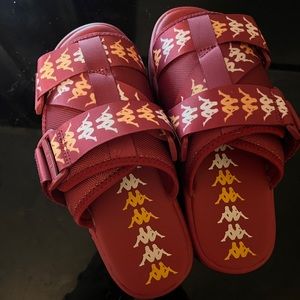 AUTHENTIC KAPPA 222 Banda Mitel 7 | Red Earth-White-Yellow | Size 8